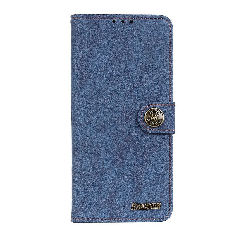 Etui Folio do Samsung Galaxy S21 Plus 5G Khazneh Dwoina Ze Sztucznej Skóry W Stylu Retro